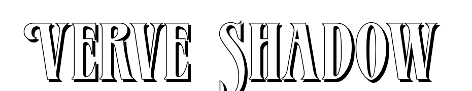 Verve Shadow Font Download Free